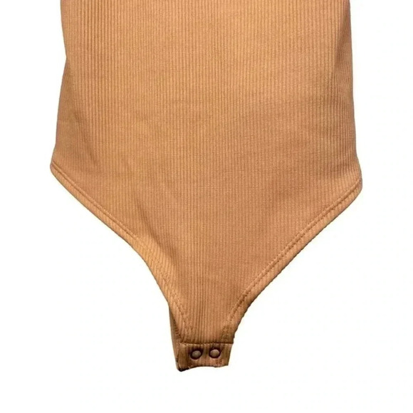 Wild Fable Women’s Light Brown Ribbed Tank Bodysuit Size XXL NWT - Picture 6 of 9